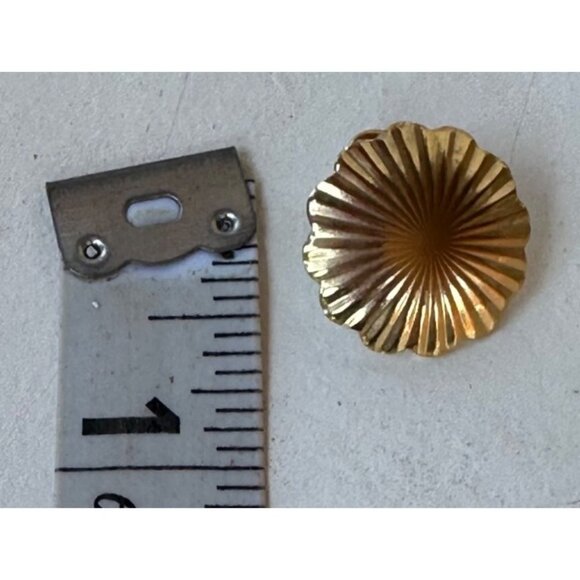 Mixed/Random Lot of 5 Gold Tone Fashion Earrings (See Photos & Description) - Picture 12 of 13